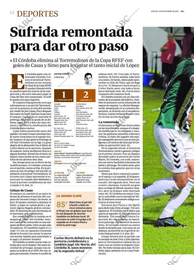 ABC CORDOBA 14-10-2021 página 62