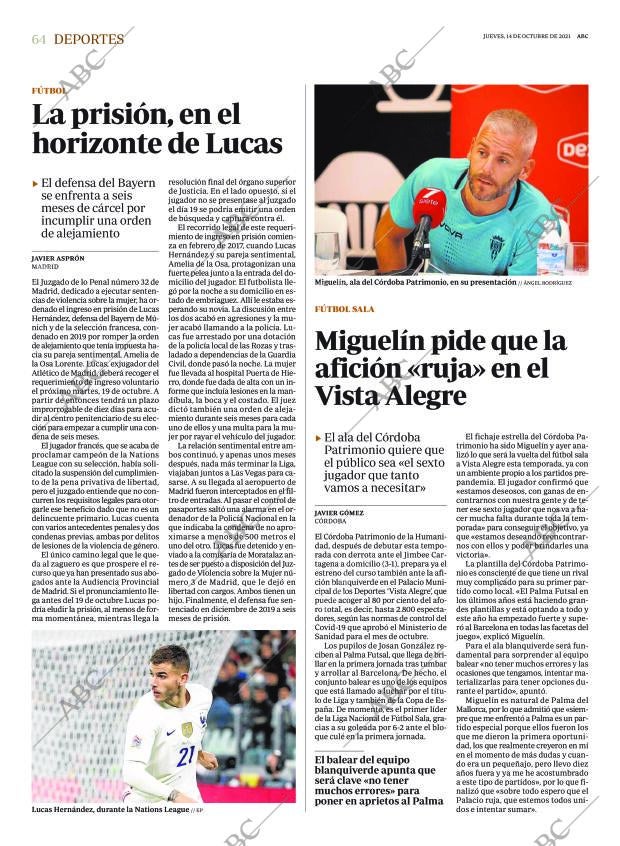 ABC CORDOBA 14-10-2021 página 64