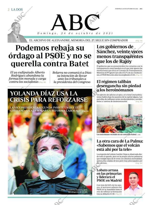 ABC MADRID 24-10-2021 página 2