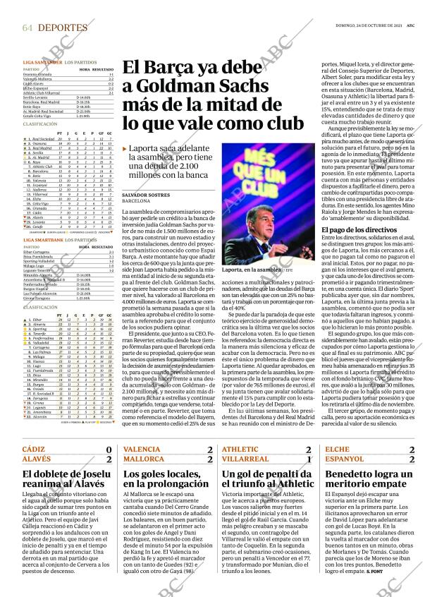ABC MADRID 24-10-2021 página 64