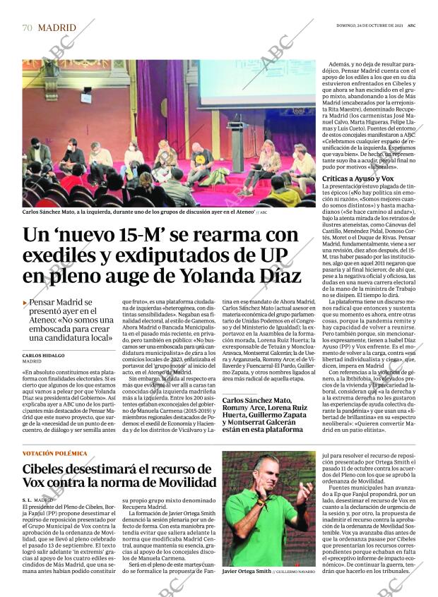 ABC MADRID 24-10-2021 página 70