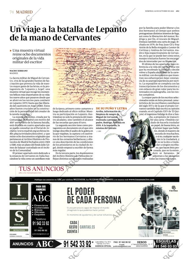ABC MADRID 24-10-2021 página 74