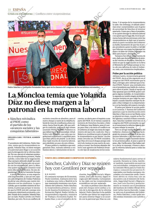 ABC MADRID 25-10-2021 página 18