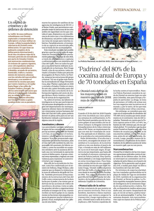 ABC MADRID 25-10-2021 página 27