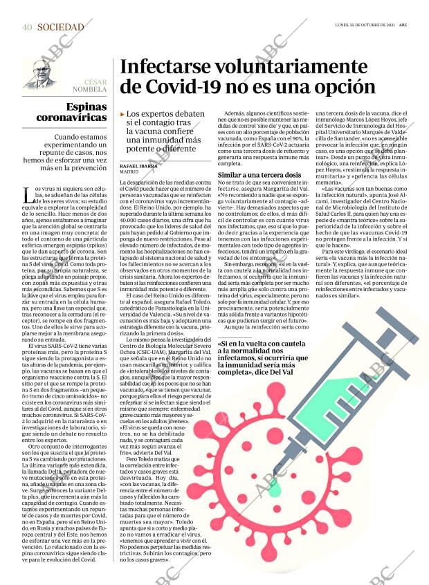 ABC MADRID 25-10-2021 página 40