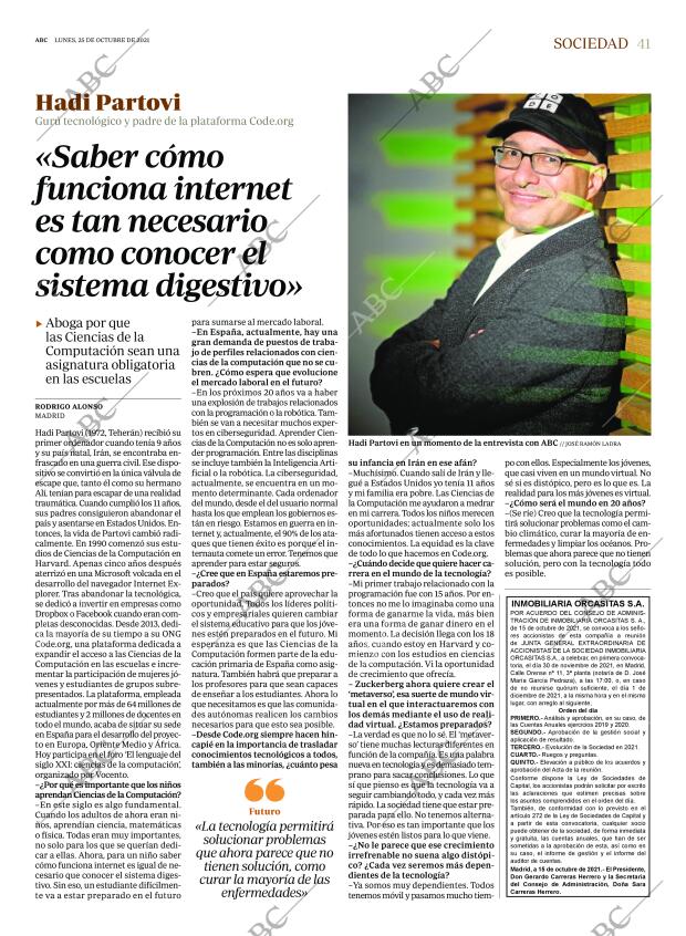 ABC MADRID 25-10-2021 página 41