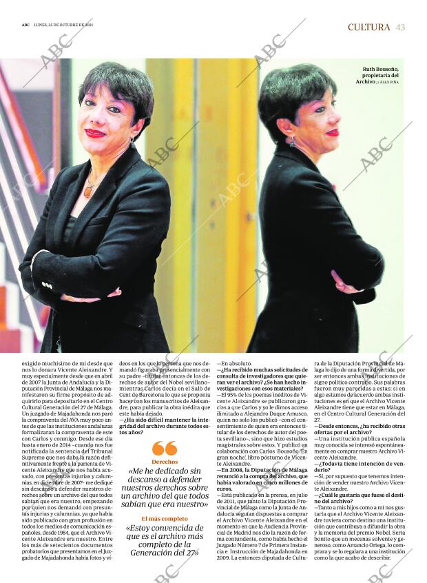 ABC MADRID 25-10-2021 página 43