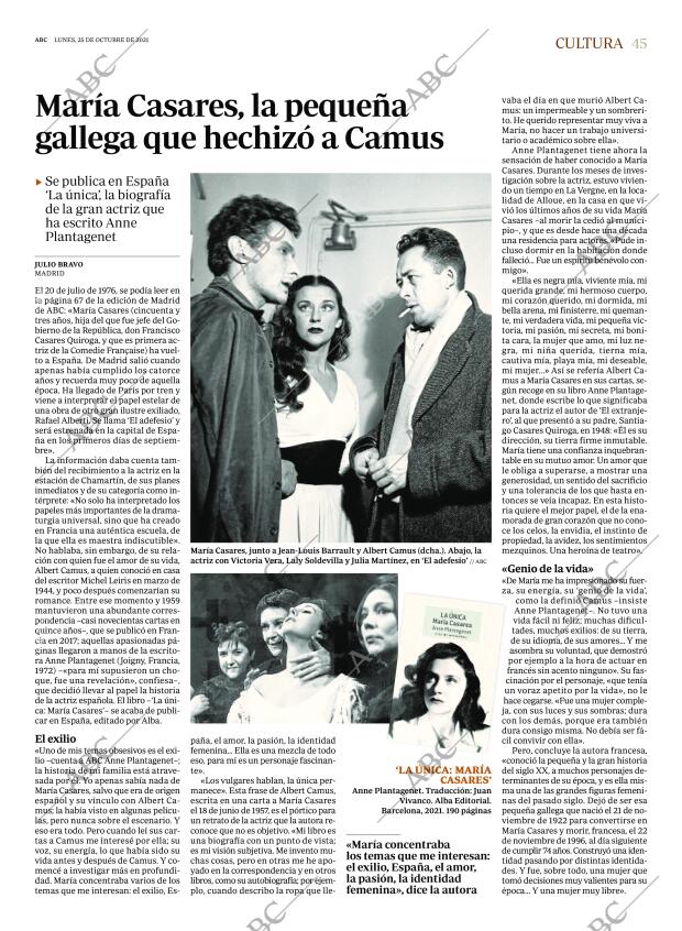ABC MADRID 25-10-2021 página 45