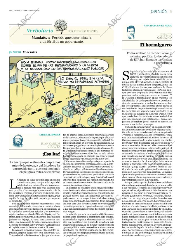 ABC MADRID 25-10-2021 página 5