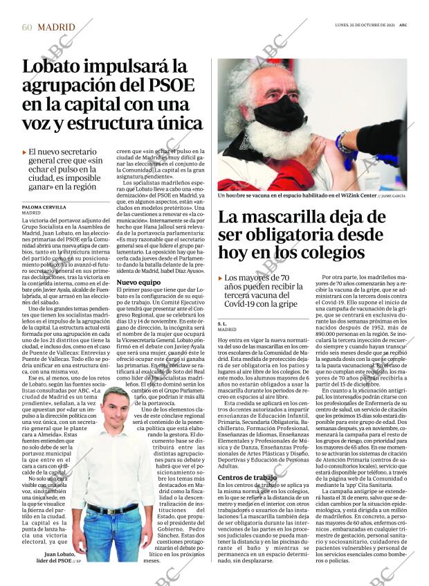 ABC MADRID 25-10-2021 página 60