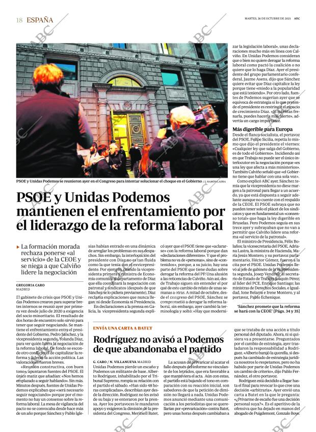 ABC MADRID 26-10-2021 página 18