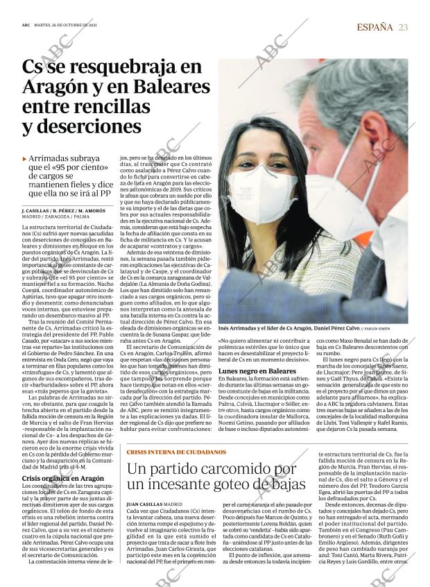 ABC MADRID 26-10-2021 página 23