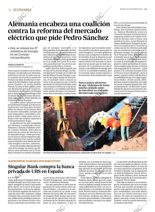 ABC MADRID 26-10-2021 página 38