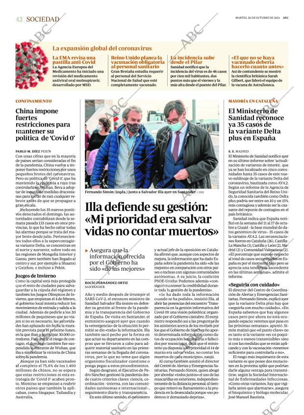 ABC MADRID 26-10-2021 página 42