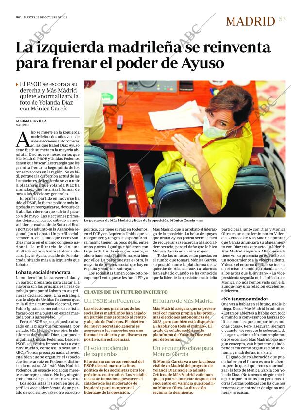 ABC MADRID 26-10-2021 página 57