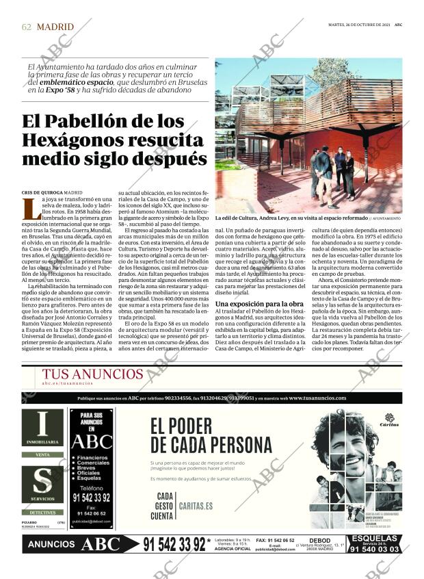 ABC MADRID 26-10-2021 página 62