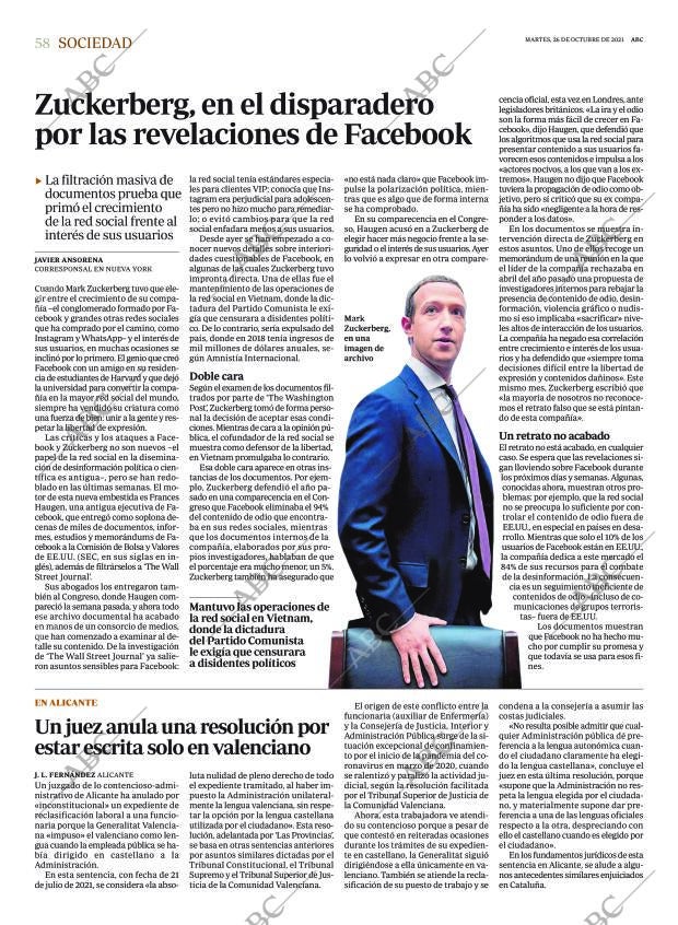 ABC SEVILLA 26-10-2021 página 58