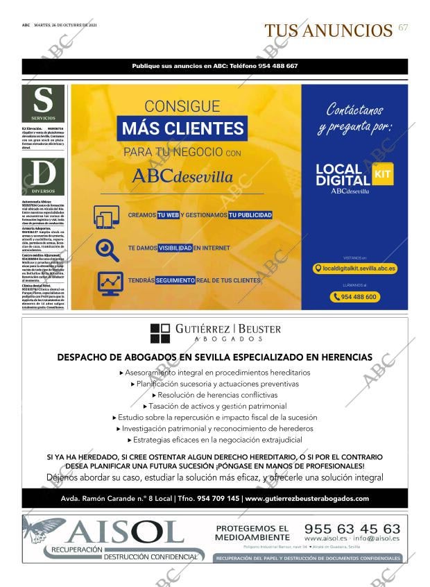 ABC SEVILLA 26-10-2021 página 67