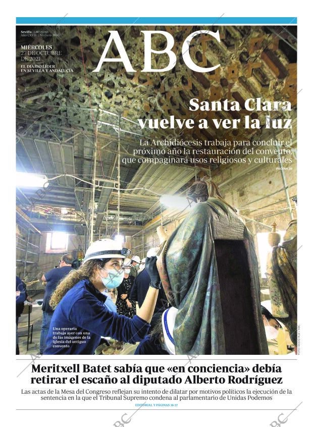 ABC SEVILLA 27-10-2021 página 1