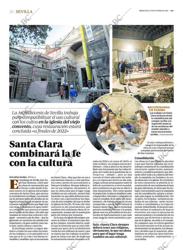 ABC SEVILLA 27-10-2021 página 20