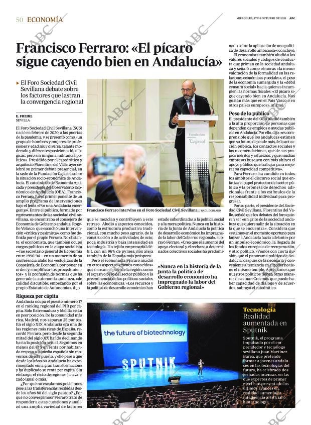 ABC SEVILLA 27-10-2021 página 50