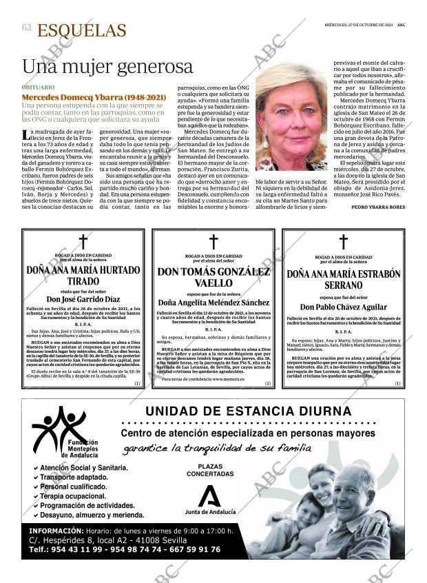 ABC SEVILLA 27-10-2021 página 62
