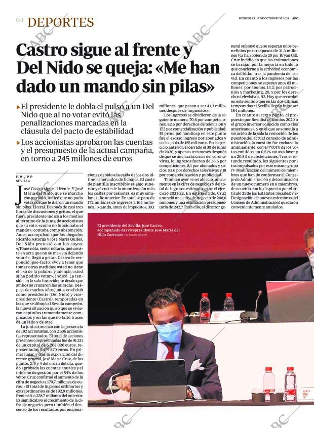 ABC SEVILLA 27-10-2021 página 64