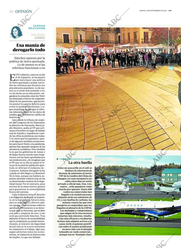 ABC MADRID 04-11-2021 página 10
