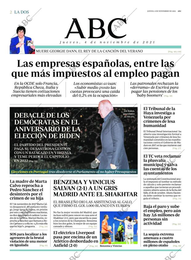 ABC MADRID 04-11-2021 página 2