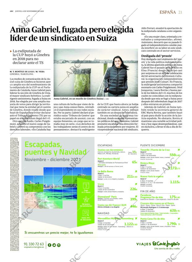 ABC MADRID 04-11-2021 página 21