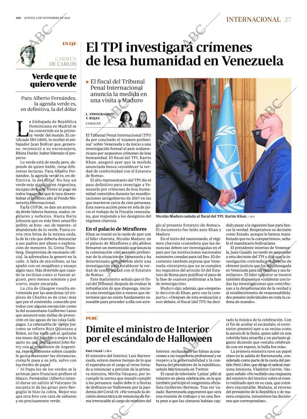 ABC MADRID 04-11-2021 página 27