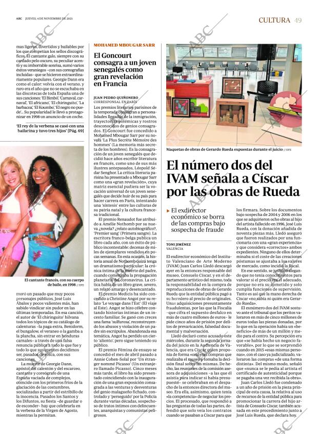 ABC MADRID 04-11-2021 página 49