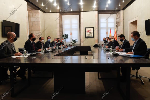 Reunión del Gobierno de Cataluña con el ministro Marlaska para ampliar la...