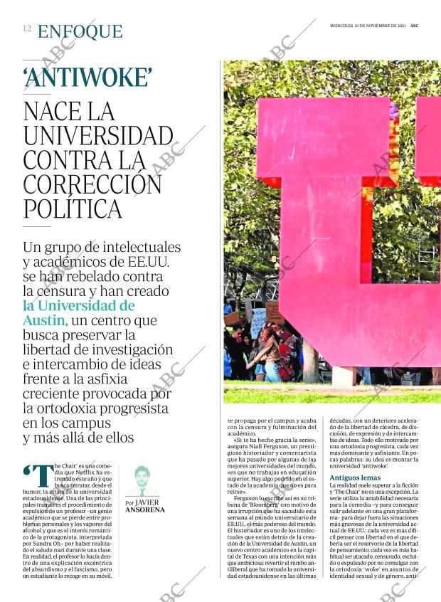 ABC MADRID 10-11-2021 página 12