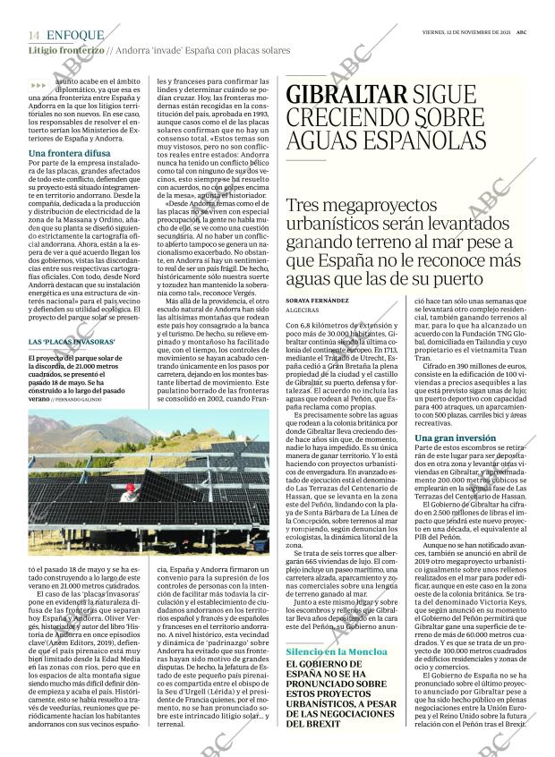 ABC MADRID 12-11-2021 página 14