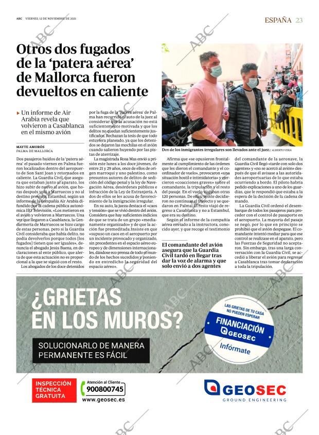 ABC MADRID 12-11-2021 página 23