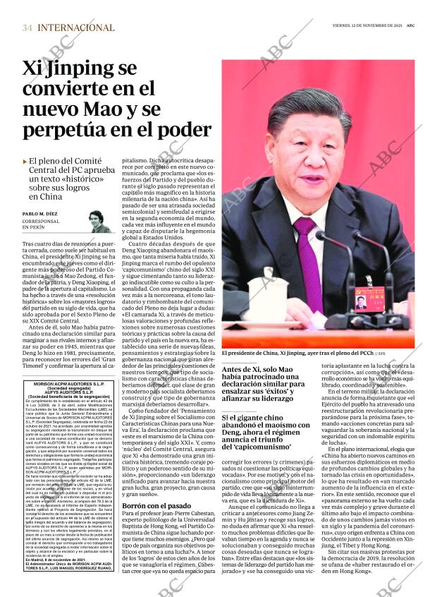 ABC MADRID 12-11-2021 página 34