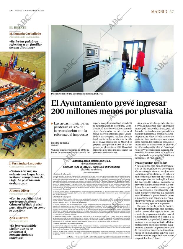 ABC MADRID 12-11-2021 página 67
