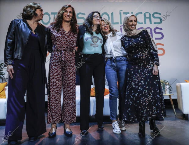 Acto 'Otras Políticas', con Ada Colau, Yolanda Díaz, Mónica Oltra, Fatima Hamed...