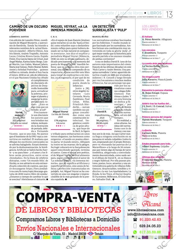 CULTURAL MADRID 13-11-2021 página 13