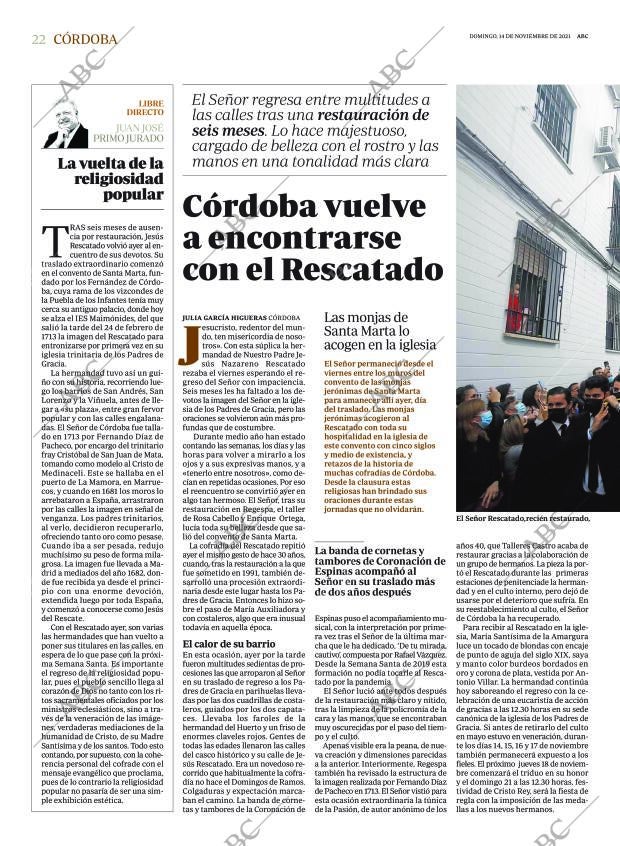 ABC CORDOBA 14-11-2021 página 22