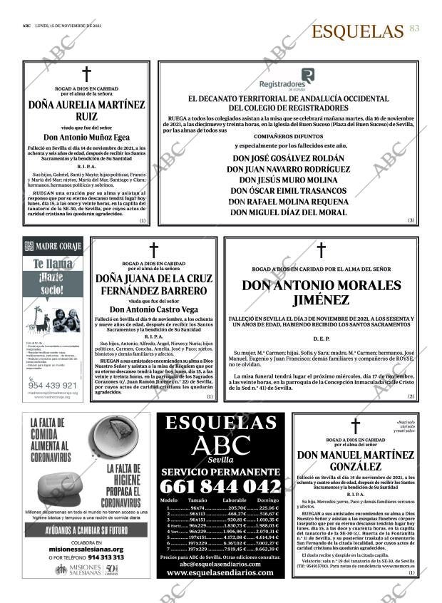ABC SEVILLA 15-11-2021 página 83