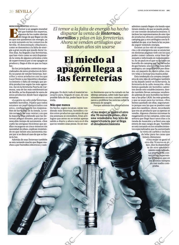 ABC SEVILLA 29-11-2021 página 20