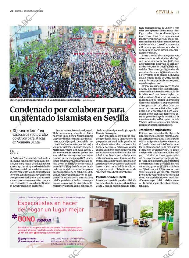 ABC SEVILLA 29-11-2021 página 21