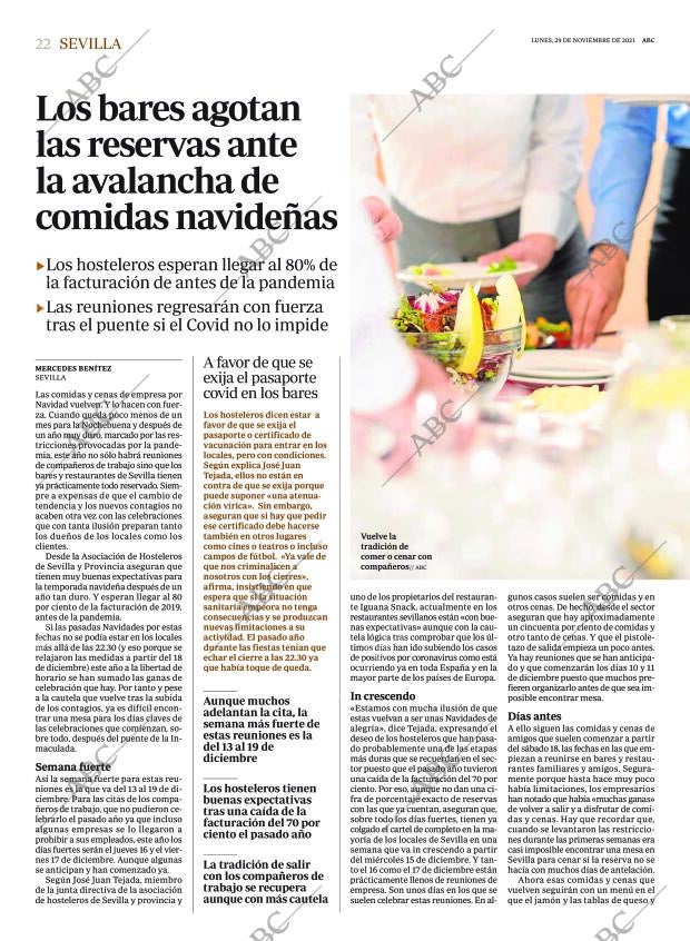 ABC SEVILLA 29-11-2021 página 22