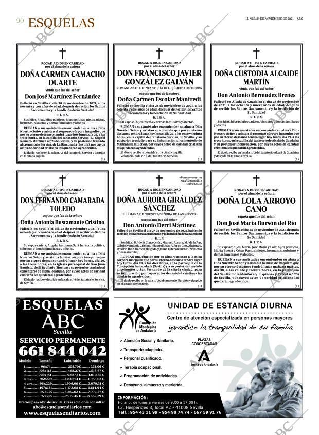 ABC SEVILLA 29-11-2021 página 90