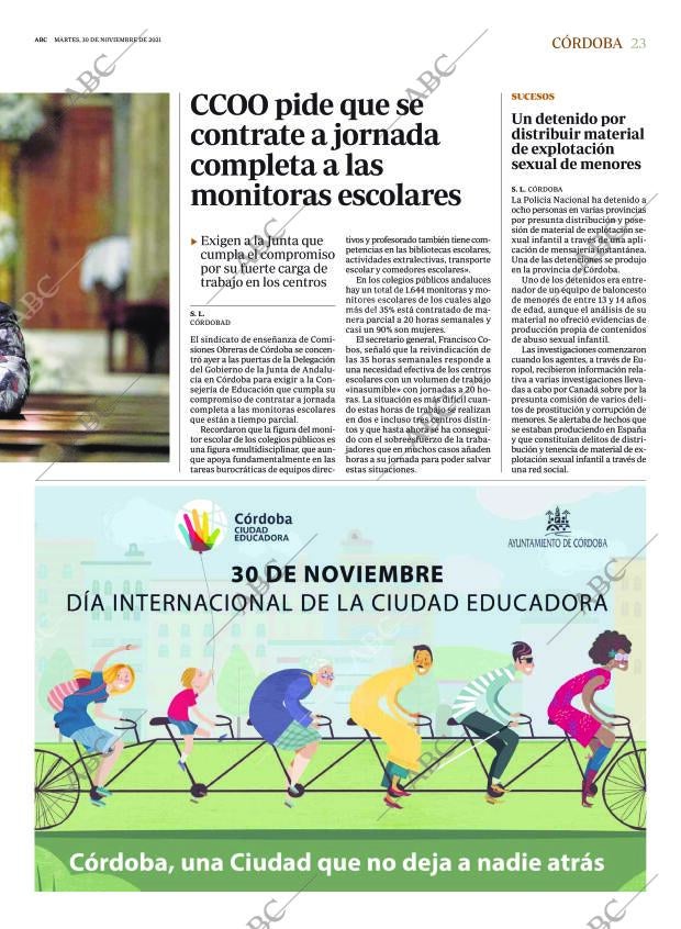 ABC CORDOBA 30-11-2021 página 23