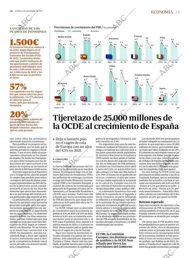 ABC MADRID 02-12-2021 página 33