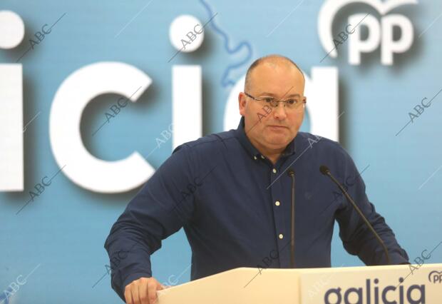 Miguel Tellado, secretario general del Pp de Galicia