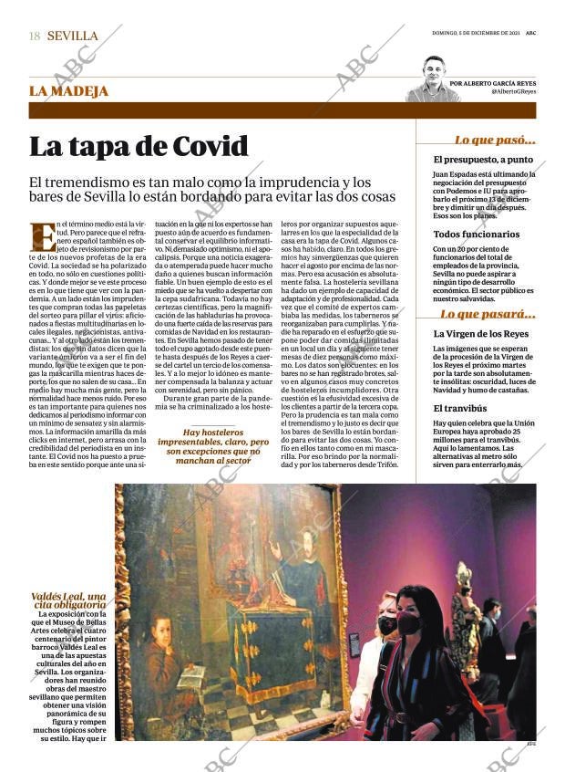 ABC SEVILLA 05-12-2021 página 18